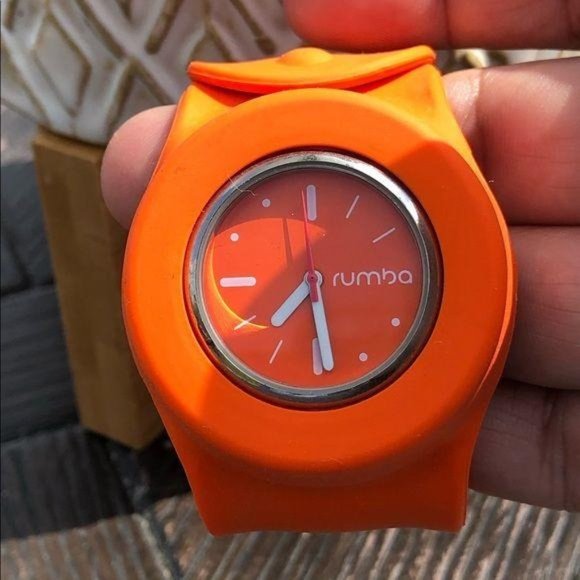 Orange Rumba Slap Watch New Battery - Picture 2 of 4